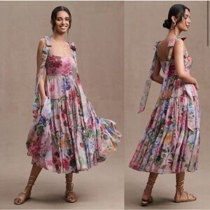 Anthropologie x BHLDN Isabella Midi Dress